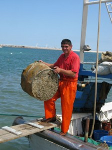 Pescatori addetti al recupero